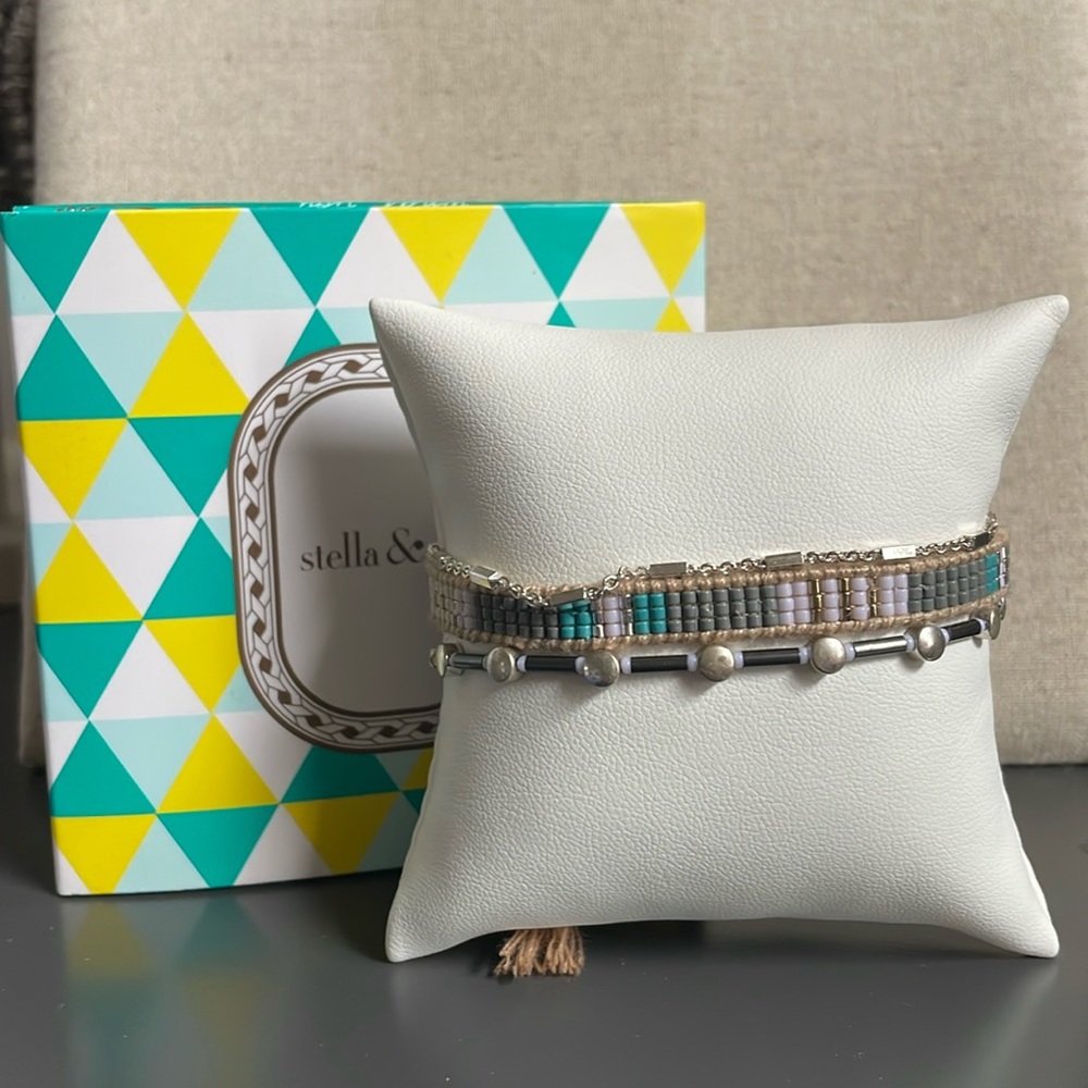 Stela & Dot Firenze Wrap Bracelet. New with box